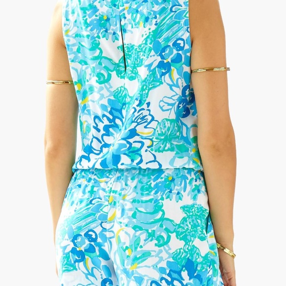 🌴SALE! Lilly Pulitzer - Tybee Romper - M 🌴 - Picture 4 of 6